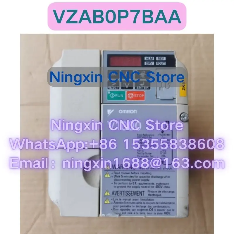 Подержанный инвертор VZAB0P7BAA Функциональный тест ОК Быстрая доставка
Подержанный инвертор VZAB0P7BAA Функциональный тест ОК Быстрая доставка