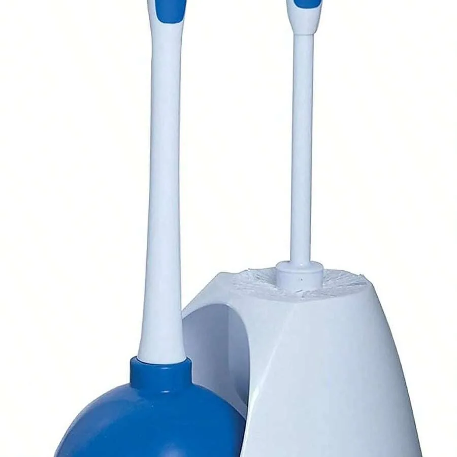 Heavy Duty Toilet Plunger And Brush Set With Caddy - Powerful Cleaning Tools For Bathroom
Heavy Duty Toilet Plunger And Brush Set With Caddy - Powerful Cleaning Tools For Bathroom