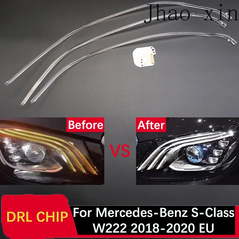 DRL Lamp White Light Angel Eye for Mercedes-Benz S-Class W222 18-2020 EU Car Headlights DRL CHIP Lamp Tube Circuit Board Ballast
DRL Lamp White Light Angel Eye for Mercedes-Benz S-Class W222 18-2020 EU Car Headlights DRL CHIP Lamp Tube Circuit Board Ballast