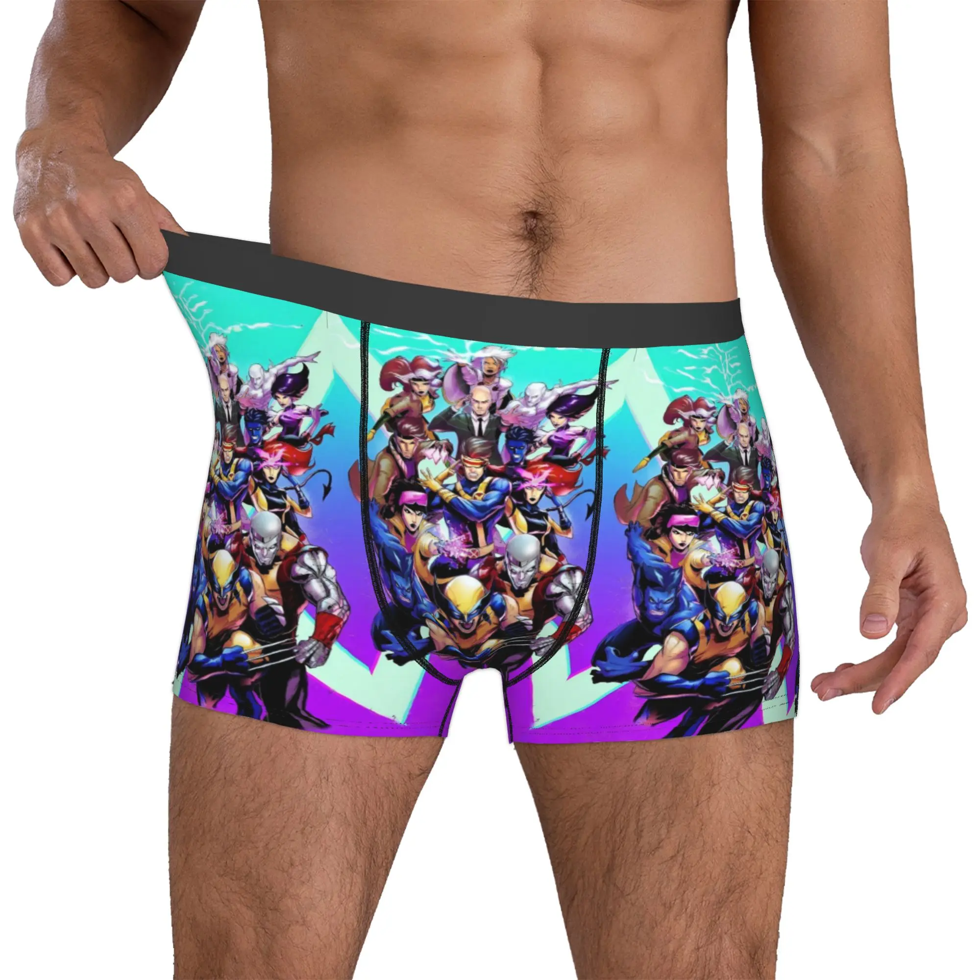 Custom X-X-Men Anime Boxers Shorts Men Superhero Briefs Underwear Funny Underpants
Custom X-X-Men Anime Boxers Shorts Men Superhero Briefs Underwear Funny Underpants