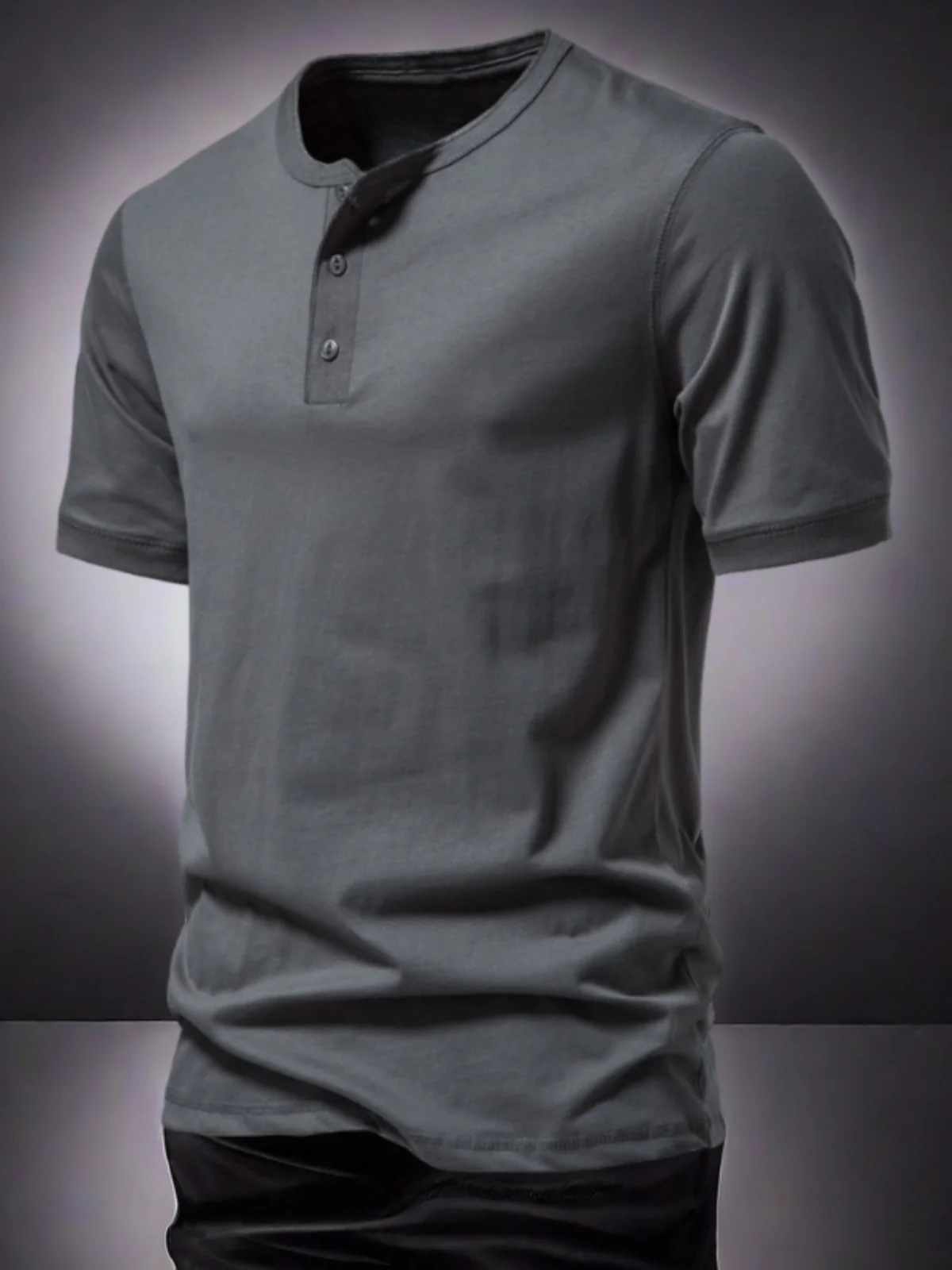 2024 Cotton round Ne T-irt ort Sve Henry Sle Fitn Training Button up V Ne Casual Faion Urban Wear Summer Sp...
2024 Cotton round Ne T-irt ort Sve Henry Sle Fitn Training Button up V Ne Casual Faion Urban Wear Summer Sp...