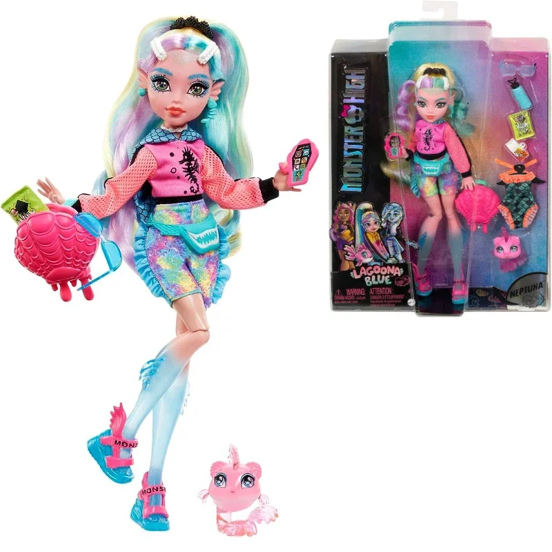 New Surprise Doll Monster High Lagoona Blue Fashion Doll with Colorful Streaked Hairs Holiday Gift To The Girl
New Surprise Doll Monster High Lagoona Blue Fashion Doll with Colorful Streaked Hairs Holiday Gift To The Girl