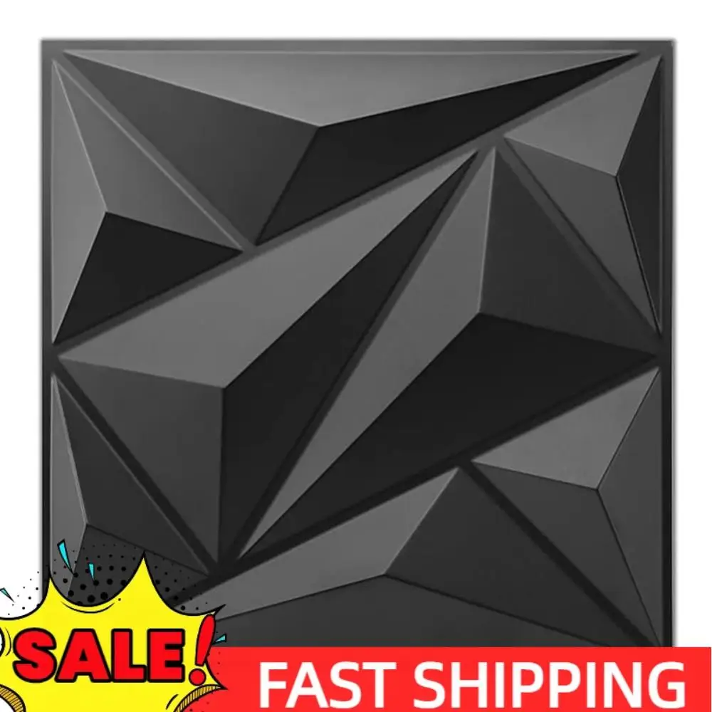 50/100Pcs 3D Wall Panel Diamond 30x30cm Wall Covering Panels Black/White 3D Wall Paper for Living Room Gaming Room TV Background
50/100Pcs 3D Wall Panel Diamond 30x30cm Wall Covering Panels Black/White 3D Wall Paper for Living Room Gaming Room TV Background