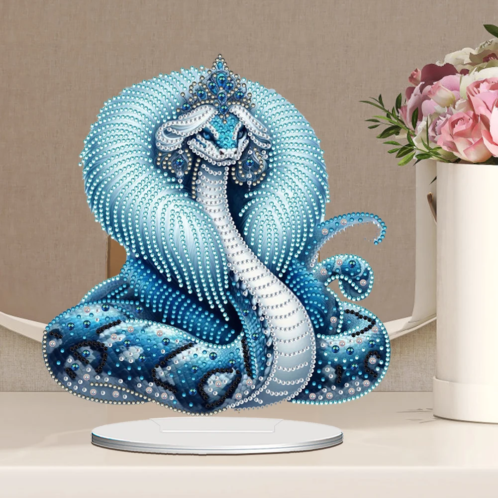 Acrylic 2D Flat Print DIY Snake Diamond Painting Art Tabletop Decorations
Acrylic 2D Flat Print DIY Snake Diamond Painting Art Tabletop Decorations