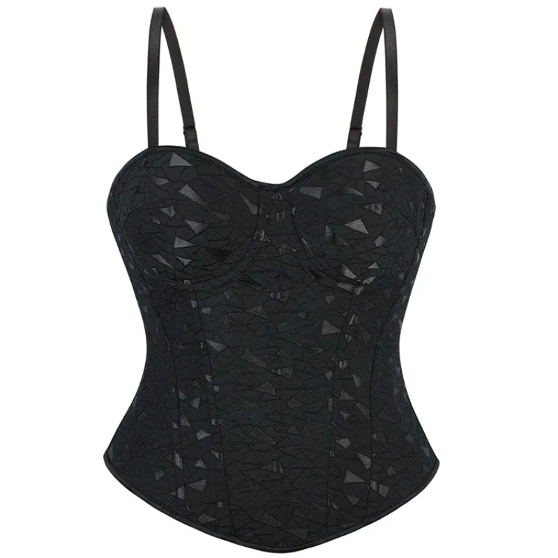 Black Corset Ribbon Victorian Halter Corset with Steel Ring Cup Women Corsets and Bustiers Chest Support Beauty Body XS-XL
Black Corset Ribbon Victorian Halter Corset with Steel Ring Cup Women Corsets and Bustiers Chest Support Beauty Body XS-XL