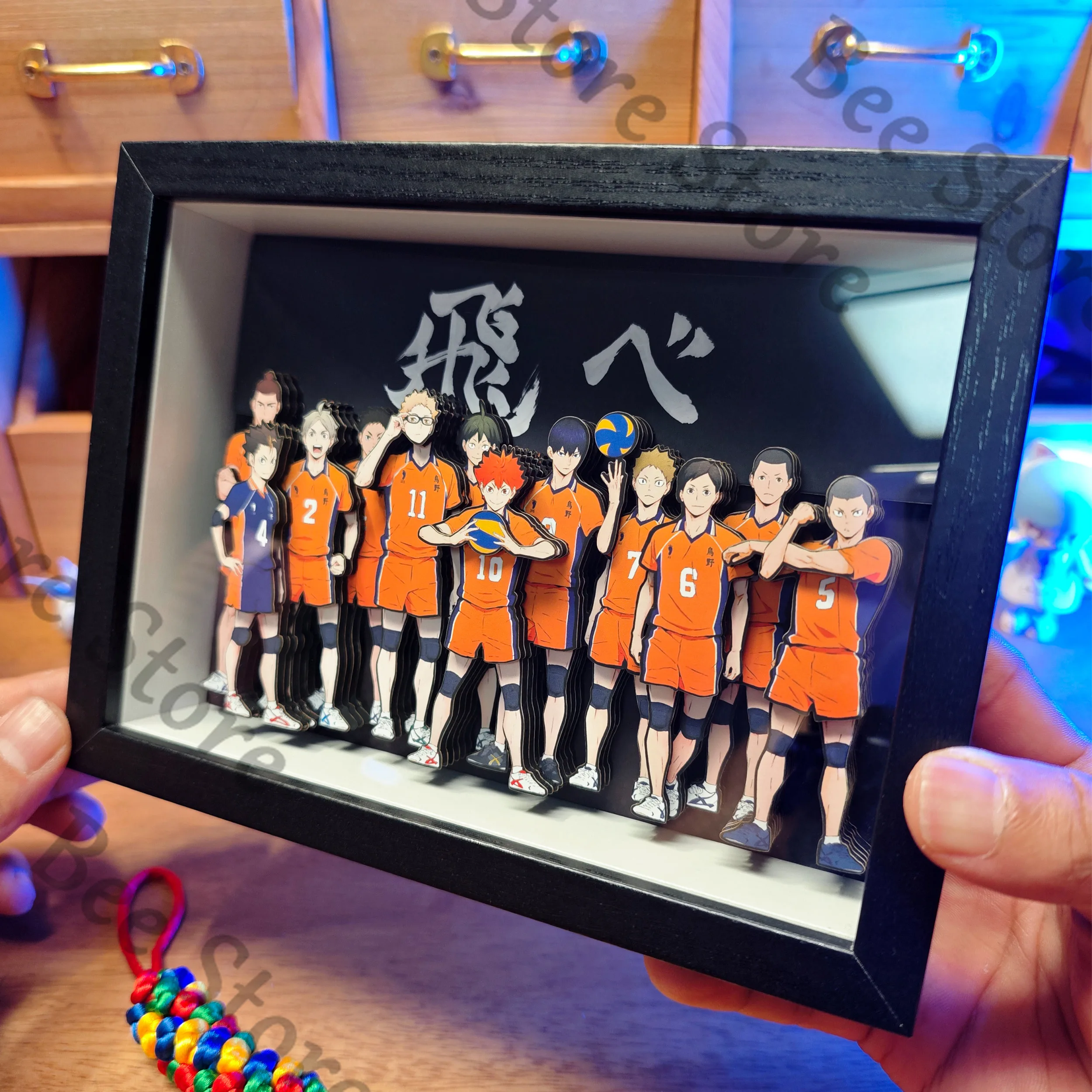 Anime Haikyuu!! family portrait Hand-made paper art three-dimensional painting Surrounding hand decoration hanging picture table
Anime Haikyuu!! family portrait Hand-made paper art three-dimensional painting Surrounding hand decoration hanging picture table