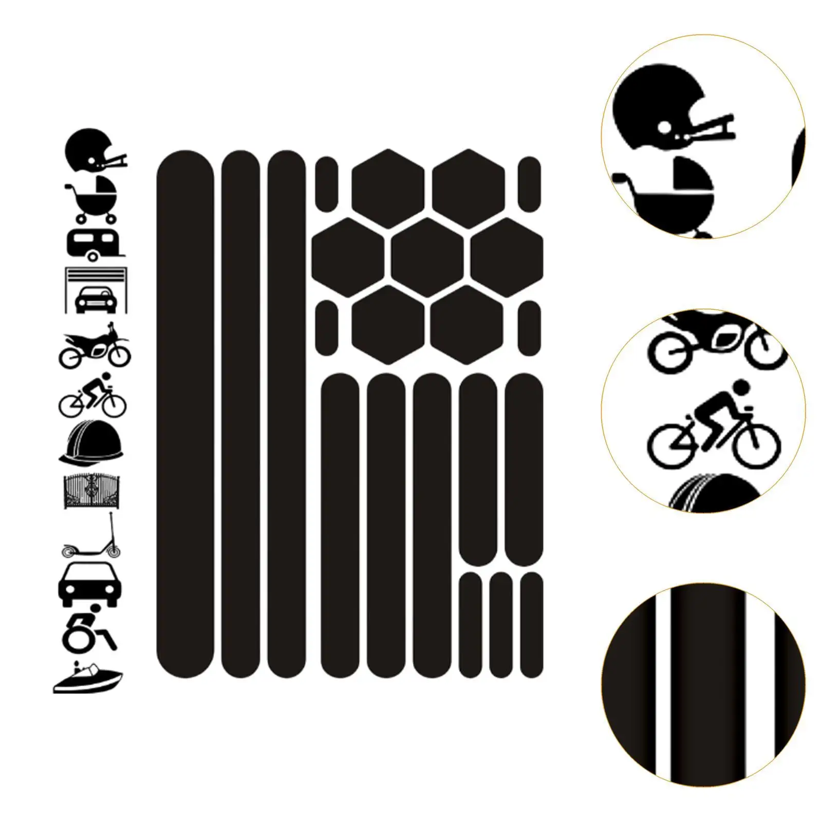 Multifunctional Reflective Sticker Self-Adhesive for Motorcycle Bike Helmet Waterproof Decoration, Easy Install Accessories
Multifunctional Reflective Sticker Self-Adhesive for Motorcycle Bike Helmet Waterproof Decoration, Easy Install Accessories