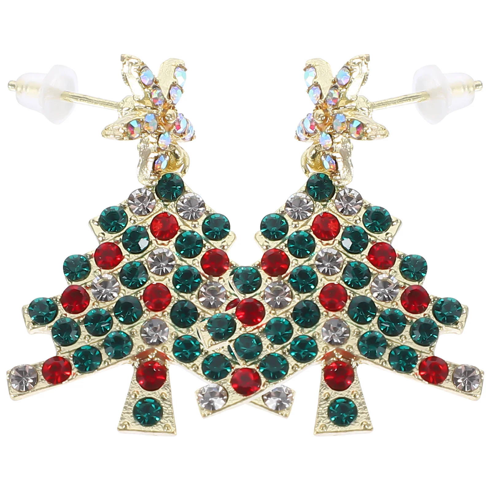 1Pair Christmas Earrings Sparkling Rhinestones Adorable Lightweight Festive Jewelry for Women Holiday Party Wear
1Pair Christmas Earrings Sparkling Rhinestones Adorable Lightweight Festive Jewelry for Women Holiday Party Wear