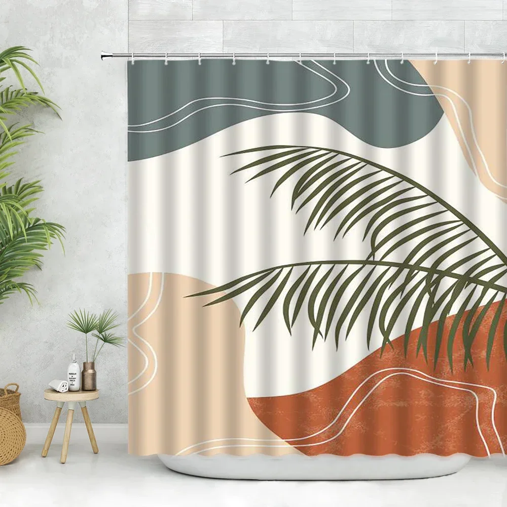 Creative Abstract Shower Curtain 3D Green Leaves Morandi Color Block Modern Home Decor Art Hanging Cloth Polyester Bath Curtain
Creative Abstract Shower Curtain 3D Green Leaves Morandi Color Block Modern Home Decor Art Hanging Cloth Polyester Bath Curtain