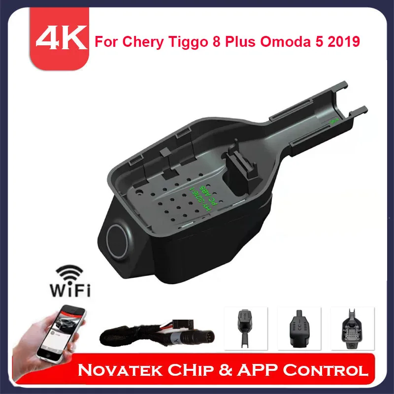 4K Передняя и задняя камеры Wifi видеорегистратор для Chery Tiggo 8 Plus, Omoda 5, Arrizo 5 2019 2020, подключи и работай Автомобильный видеорегистратор APP управление
4K Передняя и задняя камеры Wifi видеорегистратор для Chery Tiggo 8 Plus, Omoda 5, Arrizo 5 2019 2020, подключи и работай Автомобильный видеорегистратор APP управление