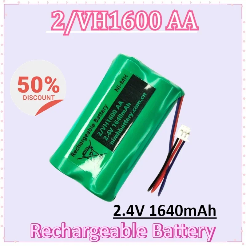 2/VH1600 AA 2.4V 1640mAh 3-wire Plug Ni-MH Rechargeable Battery PacksHigh Quality
2/VH1600 AA 2.4V 1640mAh 3-wire Plug Ni-MH Rechargeable Battery PacksHigh Quality