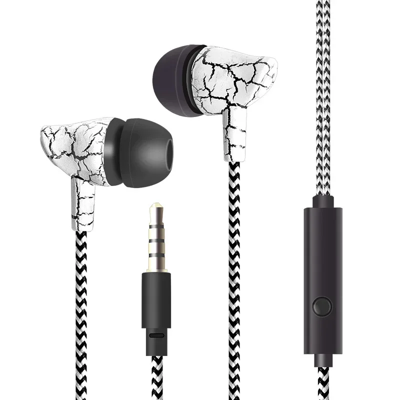 High Quality Stereo Earphone Durable Braided Wire Cable Headphone With Microphone
High Quality Stereo Earphone Durable Braided Wire Cable Headphone With Microphone