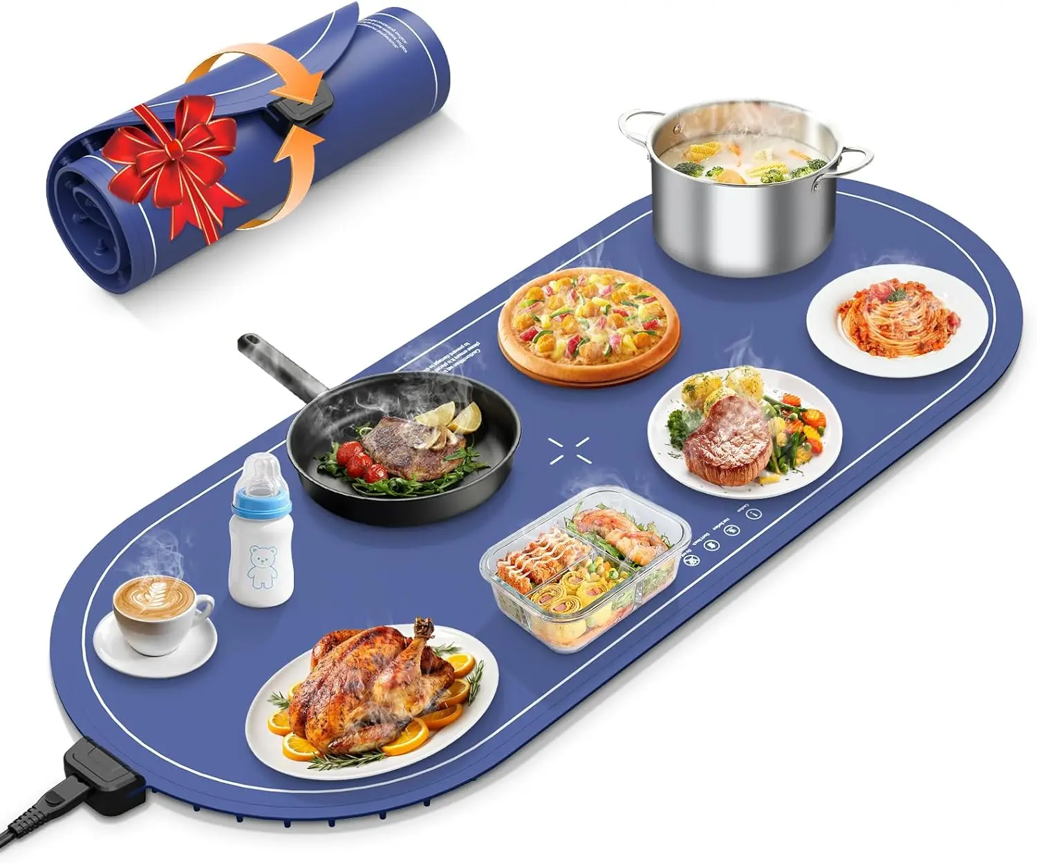 Warming Mat for Food Extra Large,36'x15' Food Warming Mats for Countertops, Parties, and Daily Use with Timer and 3
Warming Mat for Food Extra Large,36'x15' Food Warming Mats for Countertops, Parties, and Daily Use with Timer and 3