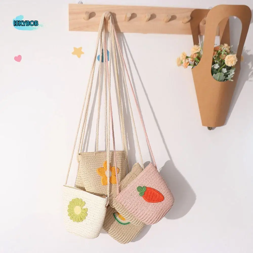 Casual Sweet Fruits Flower Strawberry Crossbody Coin Bag Women Shoulder Bags Straw Messenger Bags Korean Purse Wallets
Casual Sweet Fruits Flower Strawberry Crossbody Coin Bag Women Shoulder Bags Straw Messenger Bags Korean Purse Wallets