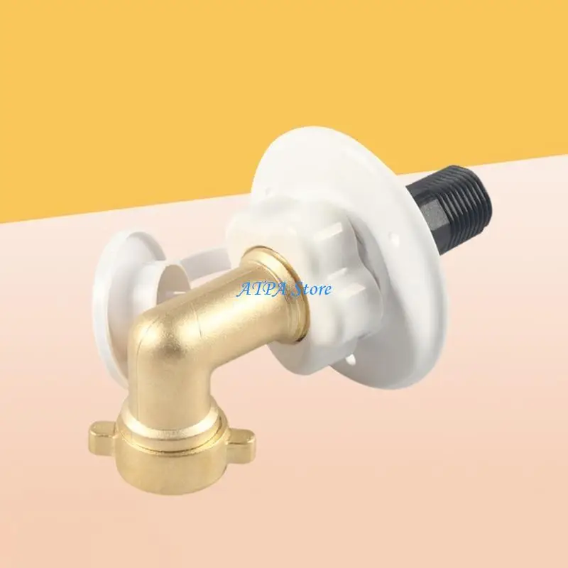 U13C Brass City Water Fill Inlet Flange Brass with Check Valves RVs Campers 3/4NPT
U13C Brass City Water Fill Inlet Flange Brass with Check Valves RVs Campers 3/4NPT