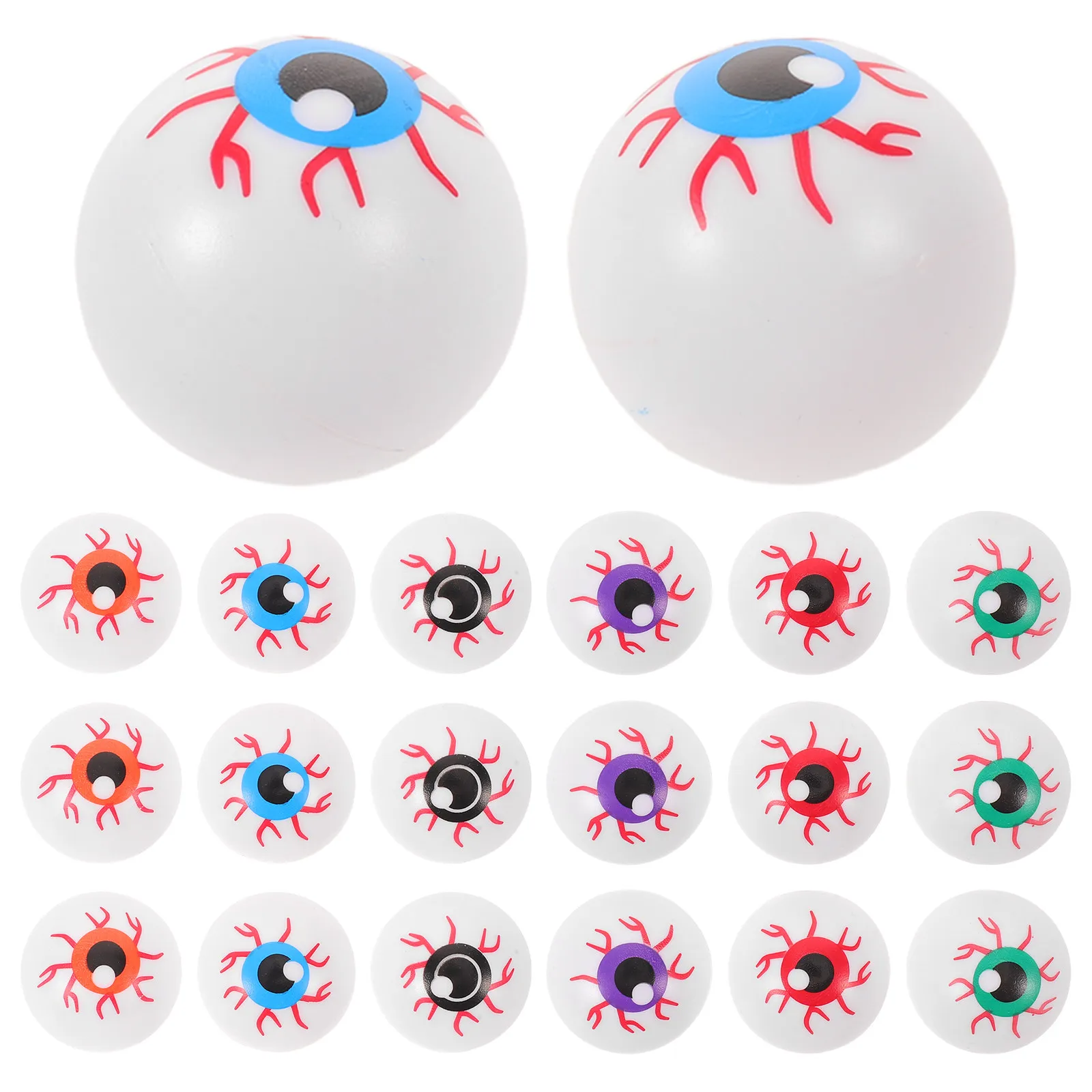 36Pcs Halloween Fake Eyeballs 1.3" Realistic Bouncy Eyeballs Hollow Eyes For Haunted House Layout - Scary Decorations Party
36Pcs Halloween Fake Eyeballs 1.3" Realistic Bouncy Eyeballs Hollow Eyes For Haunted House Layout - Scary Decorations Party