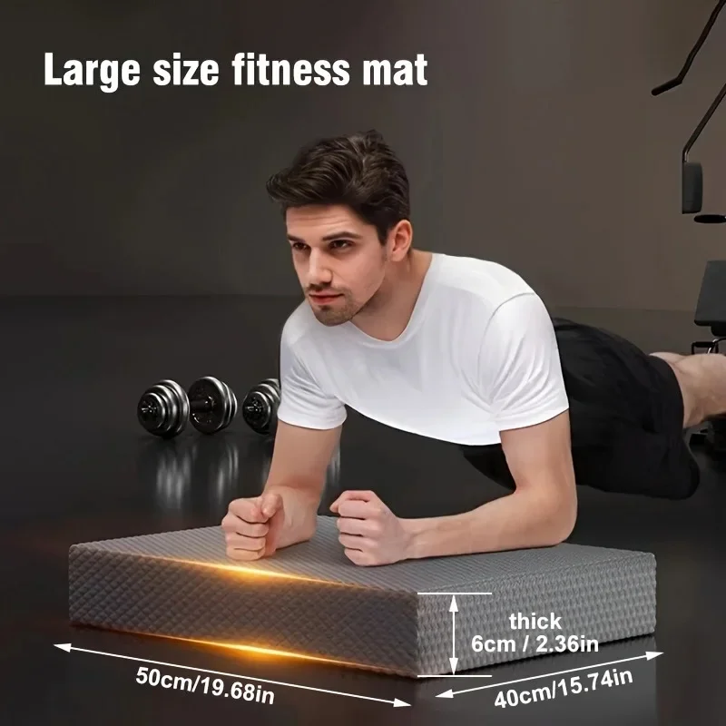 Large Yoga Balance Mat Non Slip Thick Yoga Mat Accessories for Yoga and Pilates Core Balance and Strength Stability Training
Large Yoga Balance Mat Non Slip Thick Yoga Mat Accessories for Yoga and Pilates Core Balance and Strength Stability Training