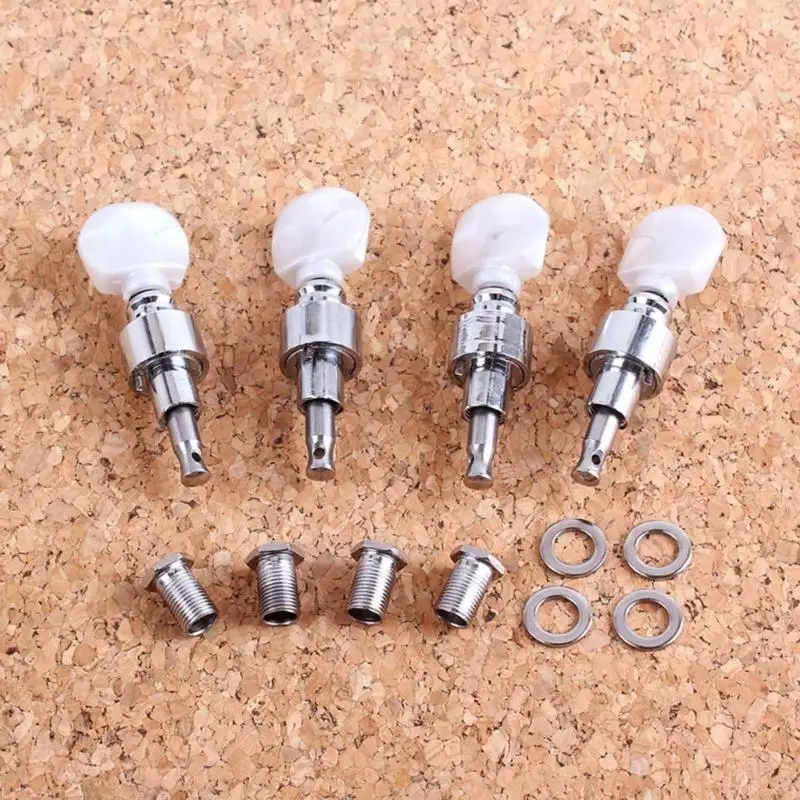 652F 4Pcs/pack Banjo Tuner Banjo Geared Machine Pearled Pegs Tuning 4 Head Tuner Tone Keys Musical Instrument Accessories Set
652F 4Pcs/pack Banjo Tuner Banjo Geared Machine Pearled Pegs Tuning 4 Head Tuner Tone Keys Musical Instrument Accessories Set
