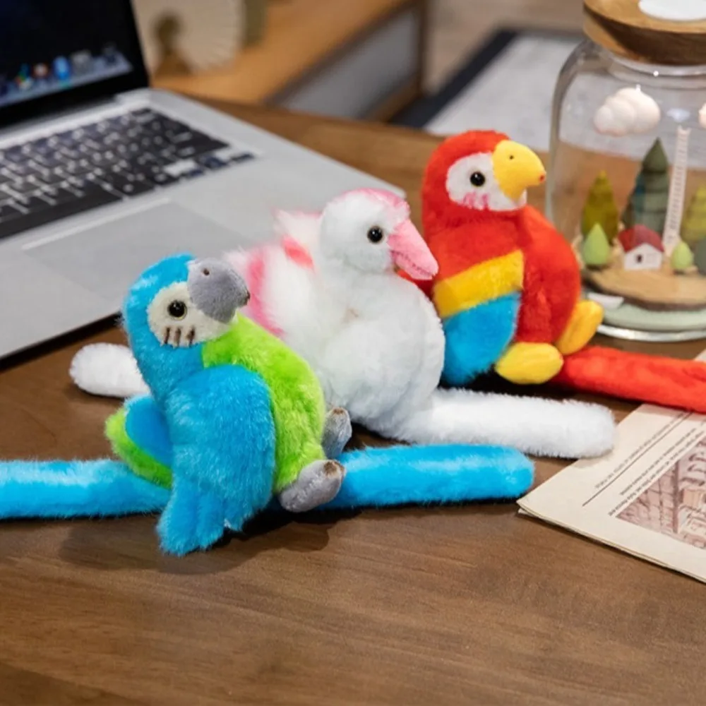 New Kawaii Parrot Slap Snap Wrap Animal Cartoon Home Decor Wristband Bracelet Interactive Toy Gift Plush Hand Ring
New Kawaii Parrot Slap Snap Wrap Animal Cartoon Home Decor Wristband Bracelet Interactive Toy Gift Plush Hand Ring