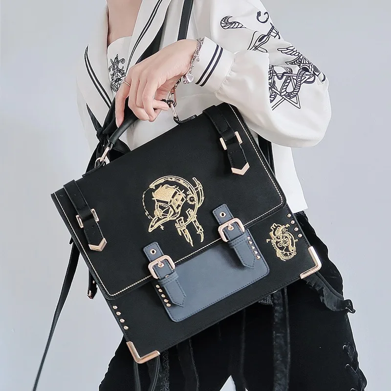 Embroidery Jk Mochila Original Design Mochilas Mujer Punk Style Bag Square Backpack Hit Color Textured Bags for Woman
Embroidery Jk Mochila Original Design Mochilas Mujer Punk Style Bag Square Backpack Hit Color Textured Bags for Woman