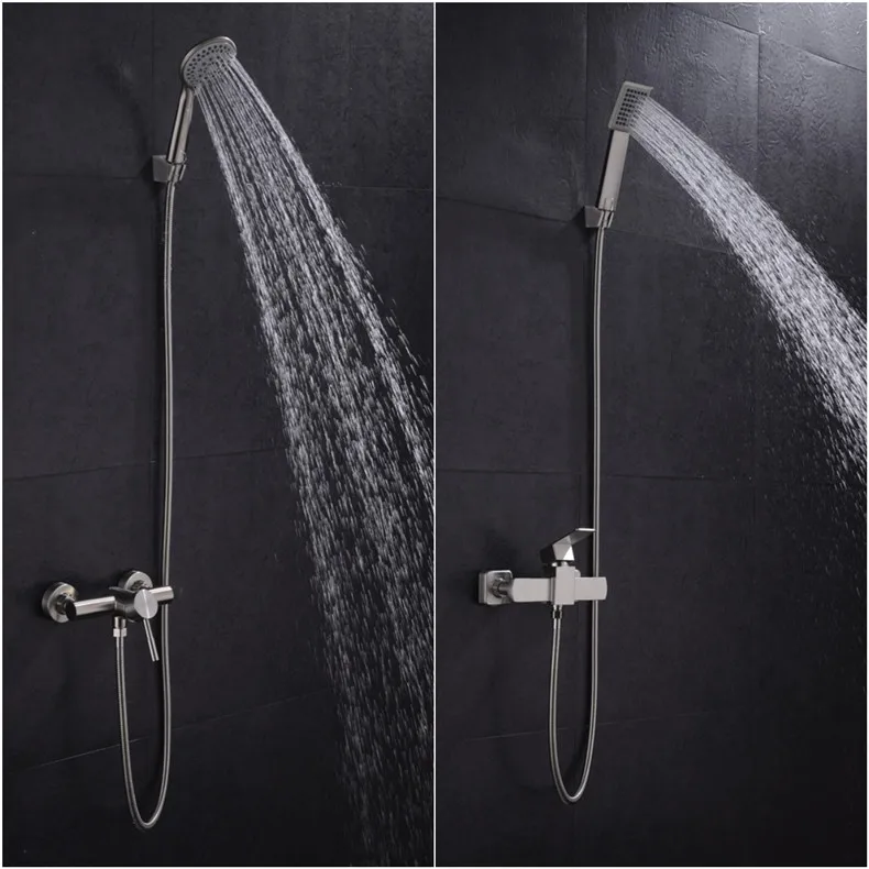 304 Stainless Steel Top Shower Head Wall Mounted Bathroom Bath and Shower Mixer Faucet
304 Stainless Steel Top Shower Head Wall Mounted Bathroom Bath and Shower Mixer Faucet