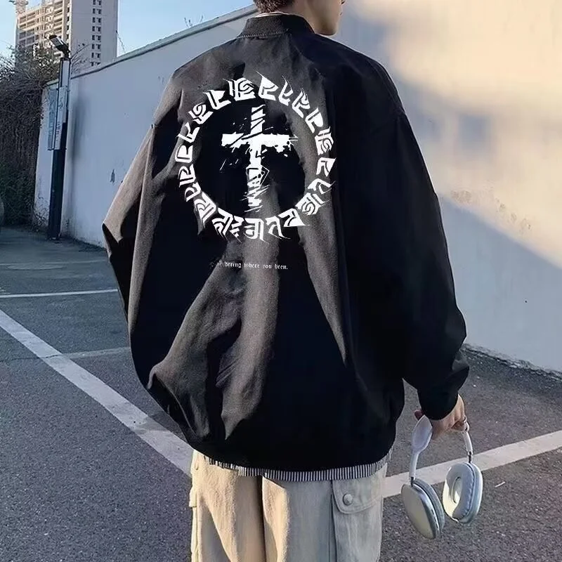 Мужское бейсбольное пальто в стиле хип-хоп Jaet American Sle Cross Pilot, осень-зима, уличная одежда больших размеров, верхняя одежда на молнии
Мужское бейсбольное пальто в стиле хип-хоп Jaet American Sle Cross Pilot, осень-зима, уличная одежда больших размеров, верхняя одежда на молнии