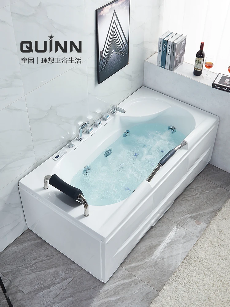 Home acrylic single massage intelligent constant temperature bathtub with handrail
Home acrylic single massage intelligent constant temperature bathtub with handrail
