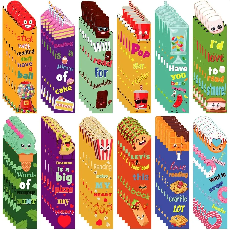 Scented Bookmarks for Kid Fruit Scratch and Sniff Bookmarks Fun Classroom Book Marks Colorful Chocolate Popcorn Donut Dessert S
Scented Bookmarks for Kid Fruit Scratch and Sniff Bookmarks Fun Classroom Book Marks Colorful Chocolate Popcorn Donut Dessert S