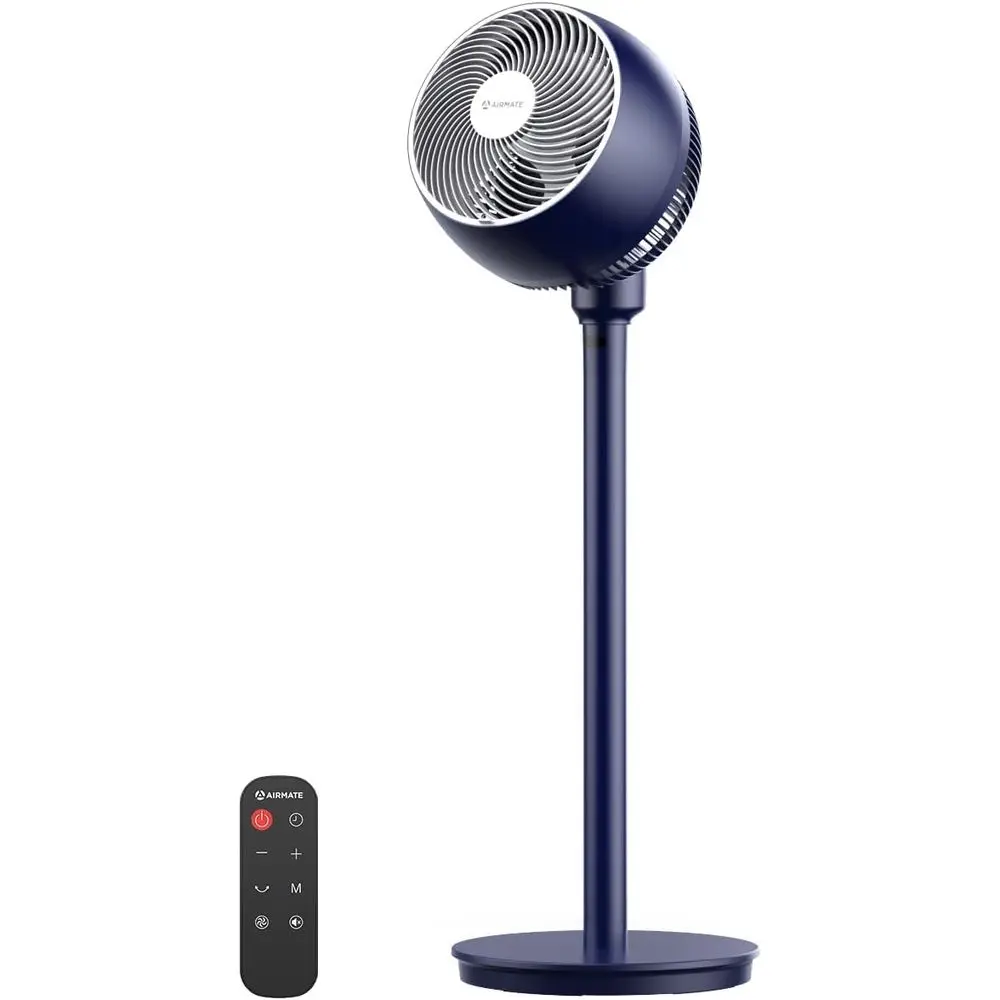 Standing an or Bedroom, 9" Blade Pedestal an with Remote, DC Motor, 12 Speeds, Quiet 25dB, 960CM High Airlow, 85t, Adjustable He
Standing an or Bedroom, 9" Blade Pedestal an with Remote, DC Motor, 12 Speeds, Quiet 25dB, 960CM High Airlow, 85t, Adjustable He