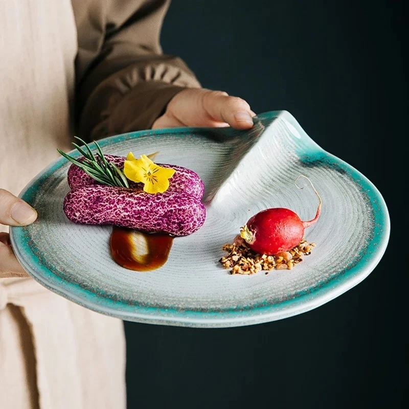Irregular Ceramic Plate Restaurant Dessert Plate Sushi Plate Steak Plates Pasta Dish Serving Plates Molecular Cuisine Tableware
Irregular Ceramic Plate Restaurant Dessert Plate Sushi Plate Steak Plates Pasta Dish Serving Plates Molecular Cuisine Tableware