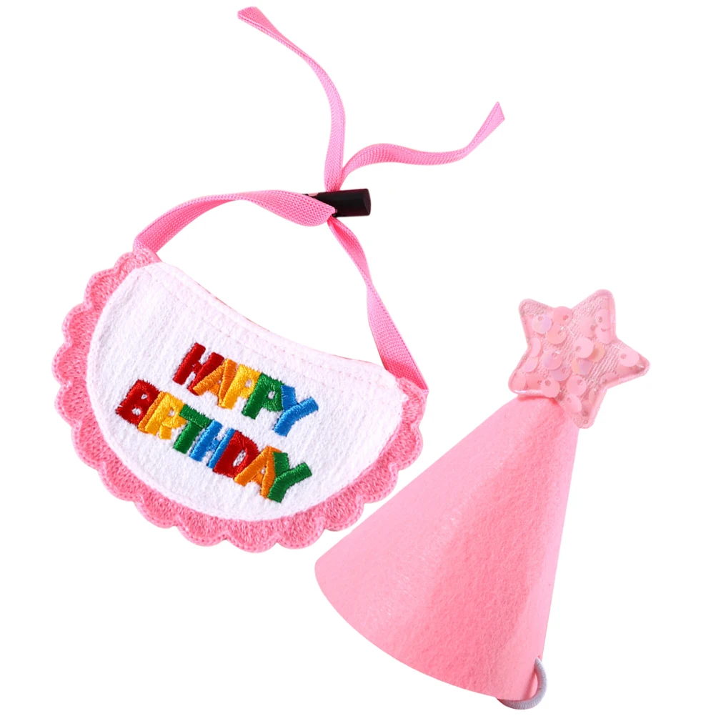 Pet Birthday Costume Kit Pink Hat Cat Accessory Adjustable Pet Bib for Birthday Party Photo taking Outfit
Pet Birthday Costume Kit Pink Hat Cat Accessory Adjustable Pet Bib for Birthday Party Photo taking Outfit
