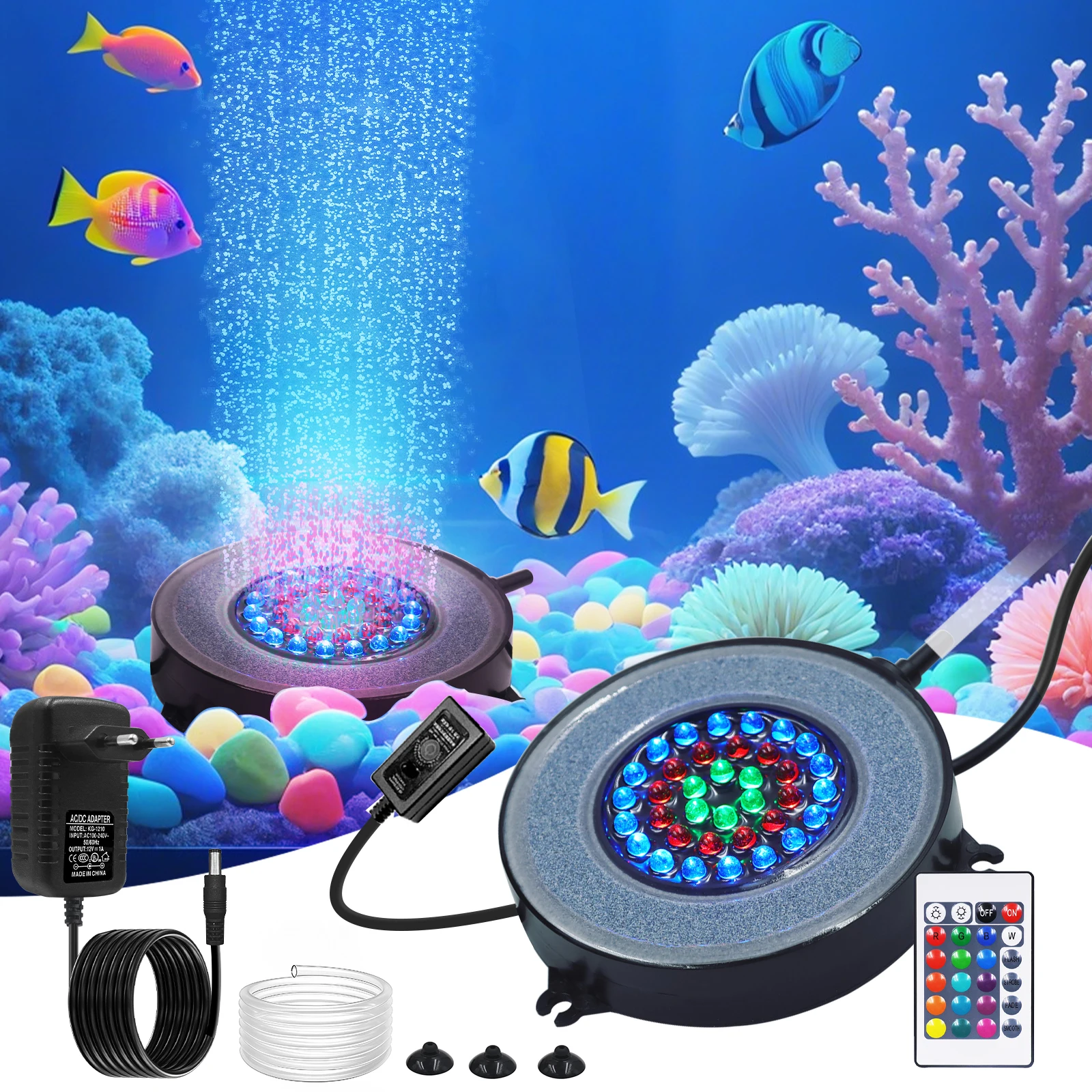 IP68 Водонепроницаемые светодиодные подводные фонари RGB с дистанционным управлением 36 светодиодов 12 В RGB Многоцветный светильник для аквариума Кислородная пузырчатая лампа
IP68 Водонепроницаемые светодиодные подводные фонари RGB с дистанционным управлением 36 светодиодов 12 В RGB Многоцветный светильник для аквариума Кислородная пузырчатая лампа
