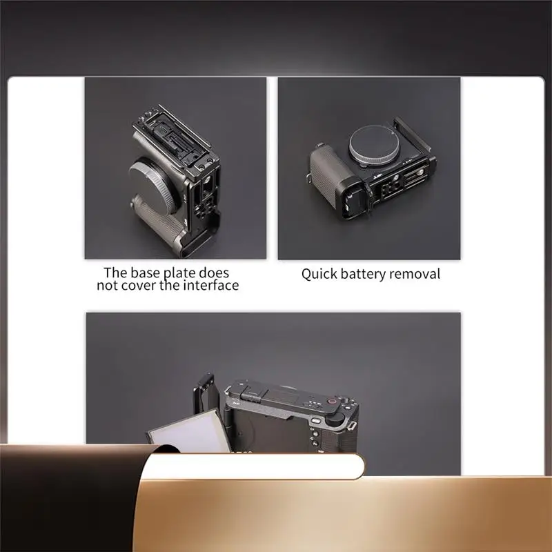 Jlwin для Sony ZV-E1, стабилизатор для камеры, штатив, вертикальная ручка для съемки, быстросъемная пластина для вертикальной съемки, L-образная пластина-N35R
Jlwin для Sony ZV-E1, стабилизатор для камеры, штатив, вертикальная ручка для съемки, быстросъемная пластина для вертикальной съемки, L-образная пластина-N35R