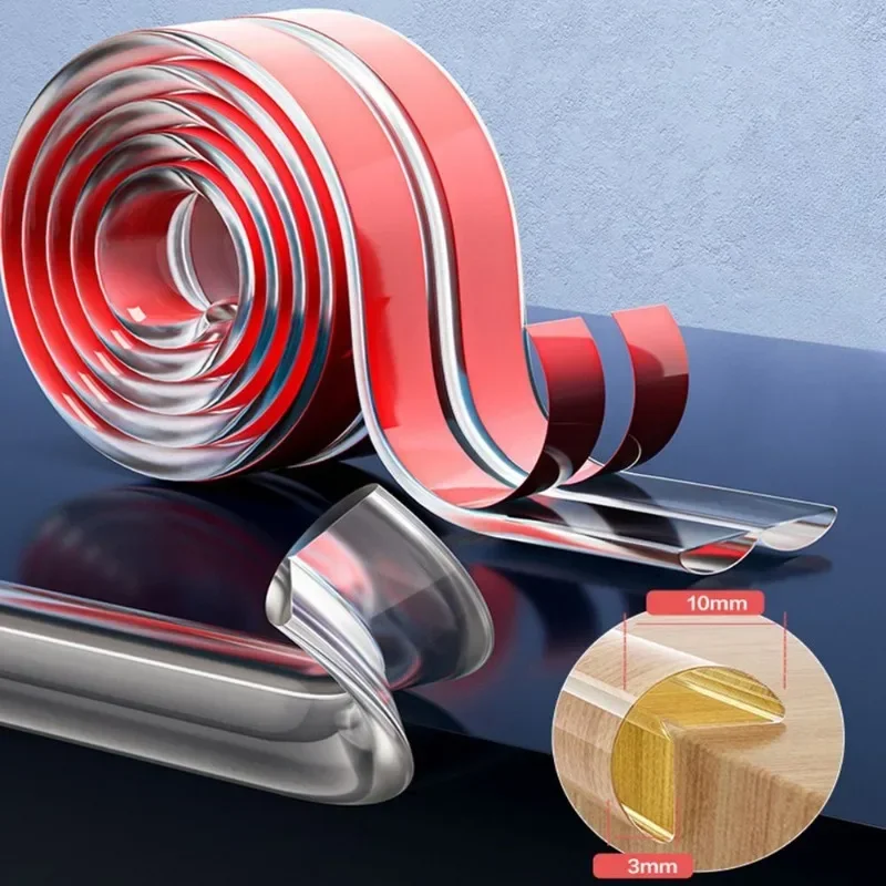 Transparent Table Edge Guard Strip Furniture Corner Protector Strip Self Adhesive Kids Collision Proof Soft Bumper Baby Safety
Transparent Table Edge Guard Strip Furniture Corner Protector Strip Self Adhesive Kids Collision Proof Soft Bumper Baby Safety