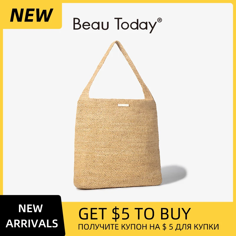 BEAUTODAY Повседневная женская сумка-тоут из рафии, однотонная, в отпускном стиле, большая вместительная квадратная сумка, открытая женская сумка ручной работы 62104
BEAUTODAY Повседневная женская сумка-тоут из рафии, однотонная, в отпускном стиле, большая вместительная квадратная сумка, открытая женская сумка ручной работы 62104