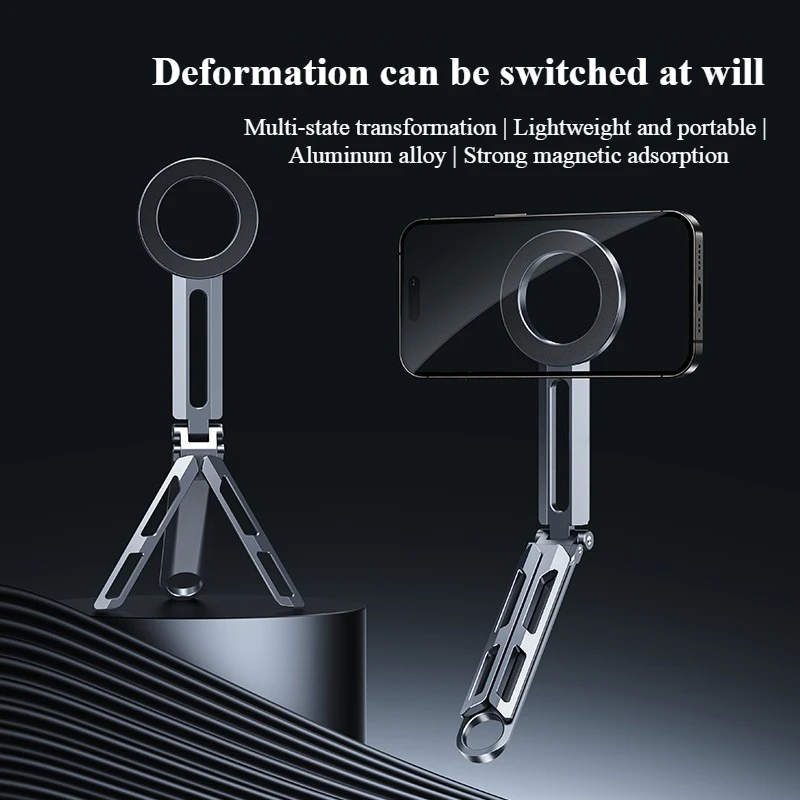 Magnetic Phone Holder for IPhone 16 15 Desktop Phone Holder Aluminum Alloy Travel Business Trip Office Light and Portable
Magnetic Phone Holder for IPhone 16 15 Desktop Phone Holder Aluminum Alloy Travel Business Trip Office Light and Portable