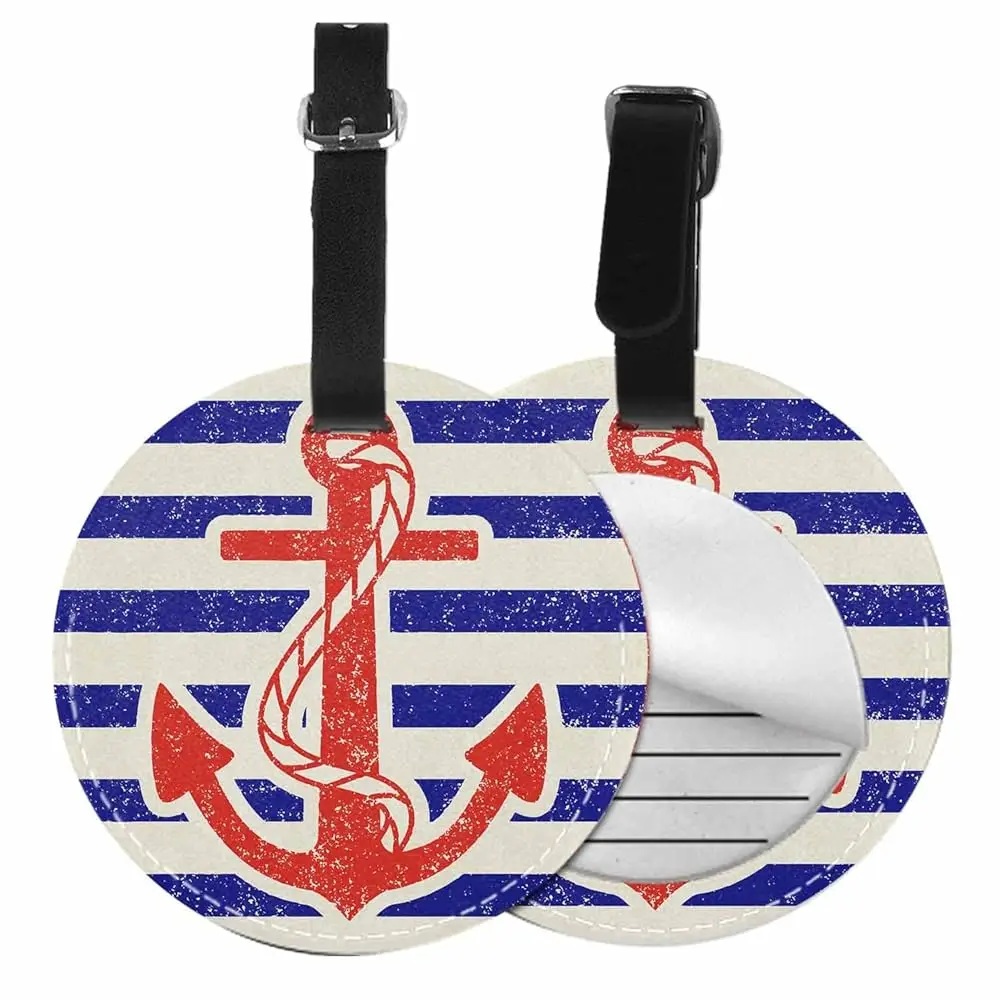 Free ShippingRed Anchor Luggage Tags for Suitcases Vintage Nautical Stripes Sea Marine Navy Leather Baggage Suitcases Tag Name I
Free ShippingRed Anchor Luggage Tags for Suitcases Vintage Nautical Stripes Sea Marine Navy Leather Baggage Suitcases Tag Name I