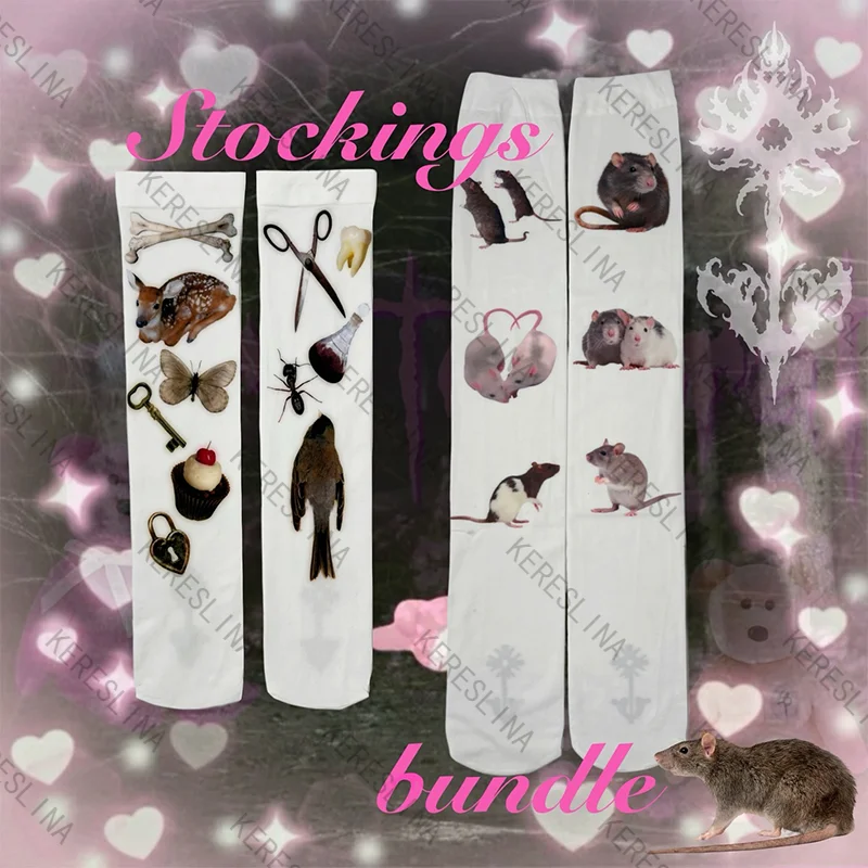 Y2k Millennium spicy Girls Style Kawaii Cute Style Long Socks Vintage 2000s Sweet Subculture Harajuku Comfortable Long Socks emo
Y2k Millennium spicy Girls Style Kawaii Cute Style Long Socks Vintage 2000s Sweet Subculture Harajuku Comfortable Long Socks emo