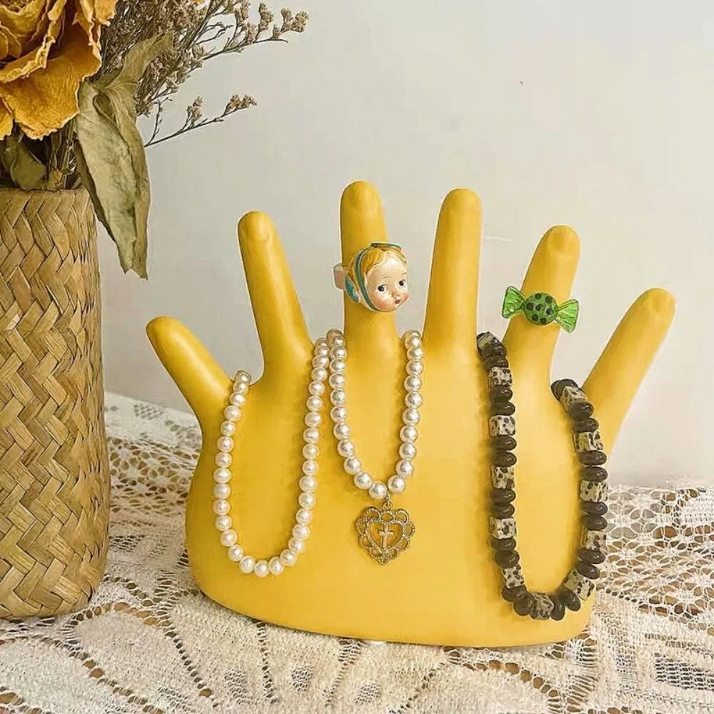 6 Fingers Palm Shape Rings Holder Resin Vintage Watch Organizer Crafts Simple Jewelry Display Stand Living Room Bedroom Decor
6 Fingers Palm Shape Rings Holder Resin Vintage Watch Organizer Crafts Simple Jewelry Display Stand Living Room Bedroom Decor