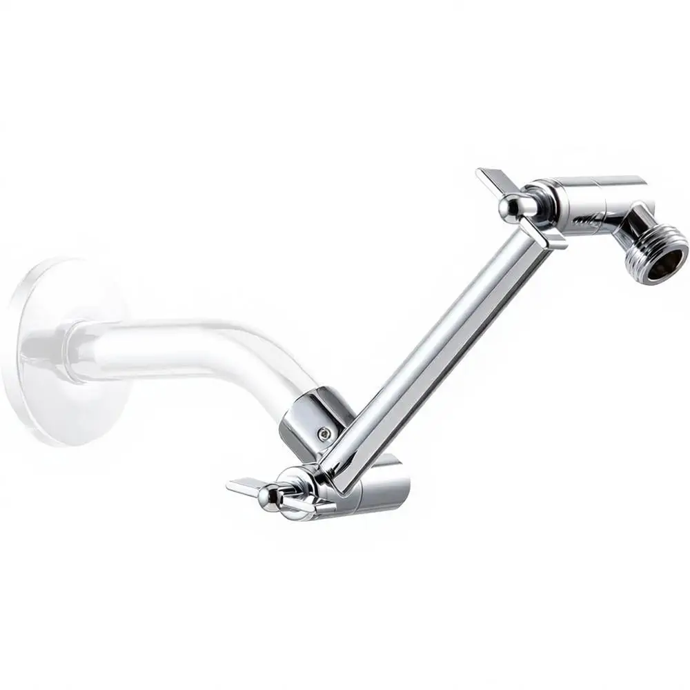 6 Inch Adjustable Shower Extension Arm with Locking Nut, Easy Install for Universal 1/2 Threaded and Handheld Showers, Chrome Fi
6 Inch Adjustable Shower Extension Arm with Locking Nut, Easy Install for Universal 1/2 Threaded and Handheld Showers, Chrome Fi