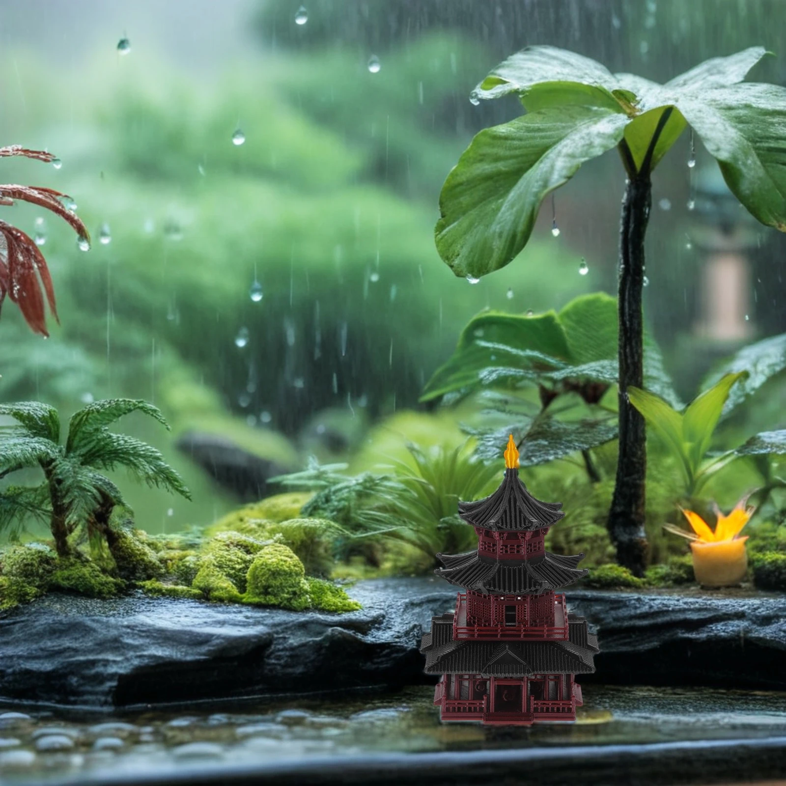 Elegant Ancient Style Pavilion Ornament Miniature Zen Garden Decoration Handmade Bonsai Landscape Figurine for Home Office
Elegant Ancient Style Pavilion Ornament Miniature Zen Garden Decoration Handmade Bonsai Landscape Figurine for Home Office