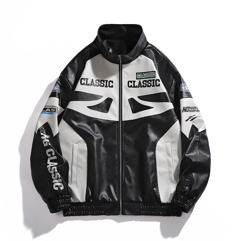 Men Motorcycle Suit Leather Jacket Men's Trendy Brand Cool Street Leather Jackets Men's Punk Style Fashion Brand Leather Jacket
Men Motorcycle Suit Leather Jacket Men's Trendy Brand Cool Street Leather Jackets Men's Punk Style Fashion Brand Leather Jacket