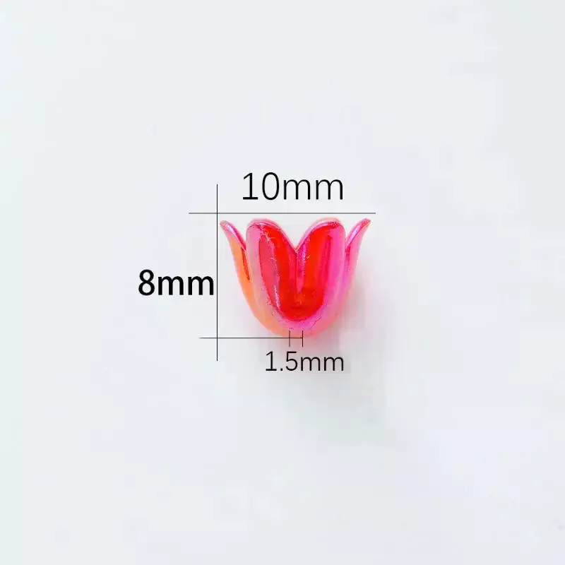 100Pcs Flower Acrylic Beads, Bell Flower Spacer Beads Caps For DIY Charms Bracelets Necklace Jewelry Crafts Making
100Pcs Flower Acrylic Beads, Bell Flower Spacer Beads Caps For DIY Charms Bracelets Necklace Jewelry Crafts Making