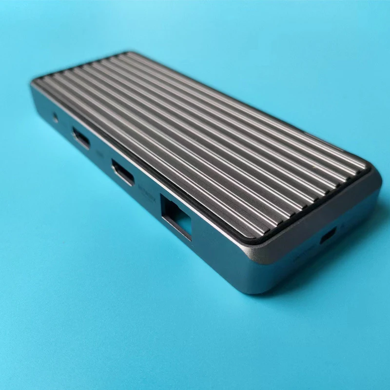 Выполненный на заказ концентратор USB 3.0, 8-портовый разъем док-станции из алюминиевого сплава Type-c, алюминиевый корпус, обработка с ЧПУ
Выполненный на заказ концентратор USB 3.0, 8-портовый разъем док-станции из алюминиевого сплава Type-c, алюминиевый корпус, обработка с ЧПУ