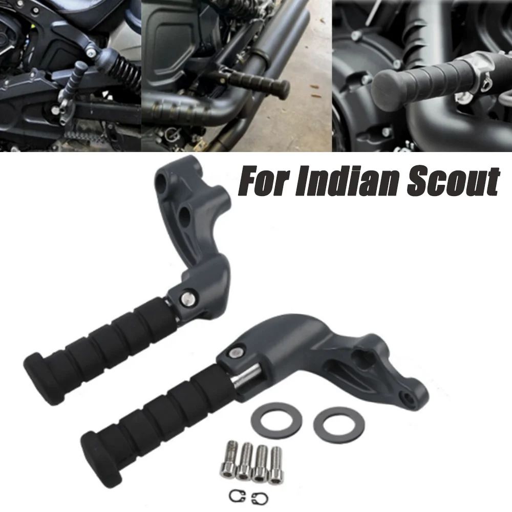 Black Passenger Rear Foot Pegs Footrest Mount Bracket For Indian Scout Bobber 2018-2021 / Scout Sixty 2016-2021 Motorcycle
Black Passenger Rear Foot Pegs Footrest Mount Bracket For Indian Scout Bobber 2018-2021 / Scout Sixty 2016-2021 Motorcycle