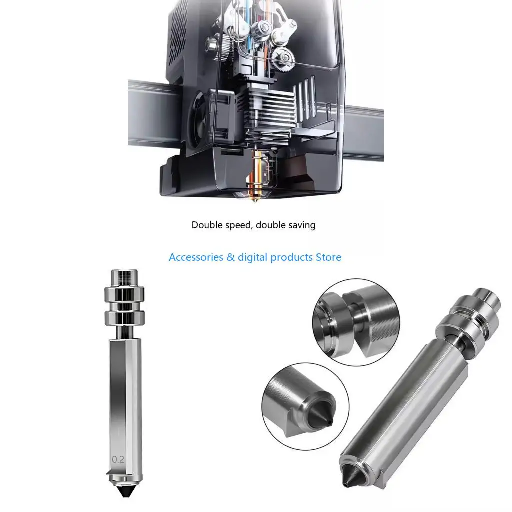 77JD Precisions Engineered 3D Printing Nozzles for X Consistent Material Flows
77JD Precisions Engineered 3D Printing Nozzles for X Consistent Material Flows