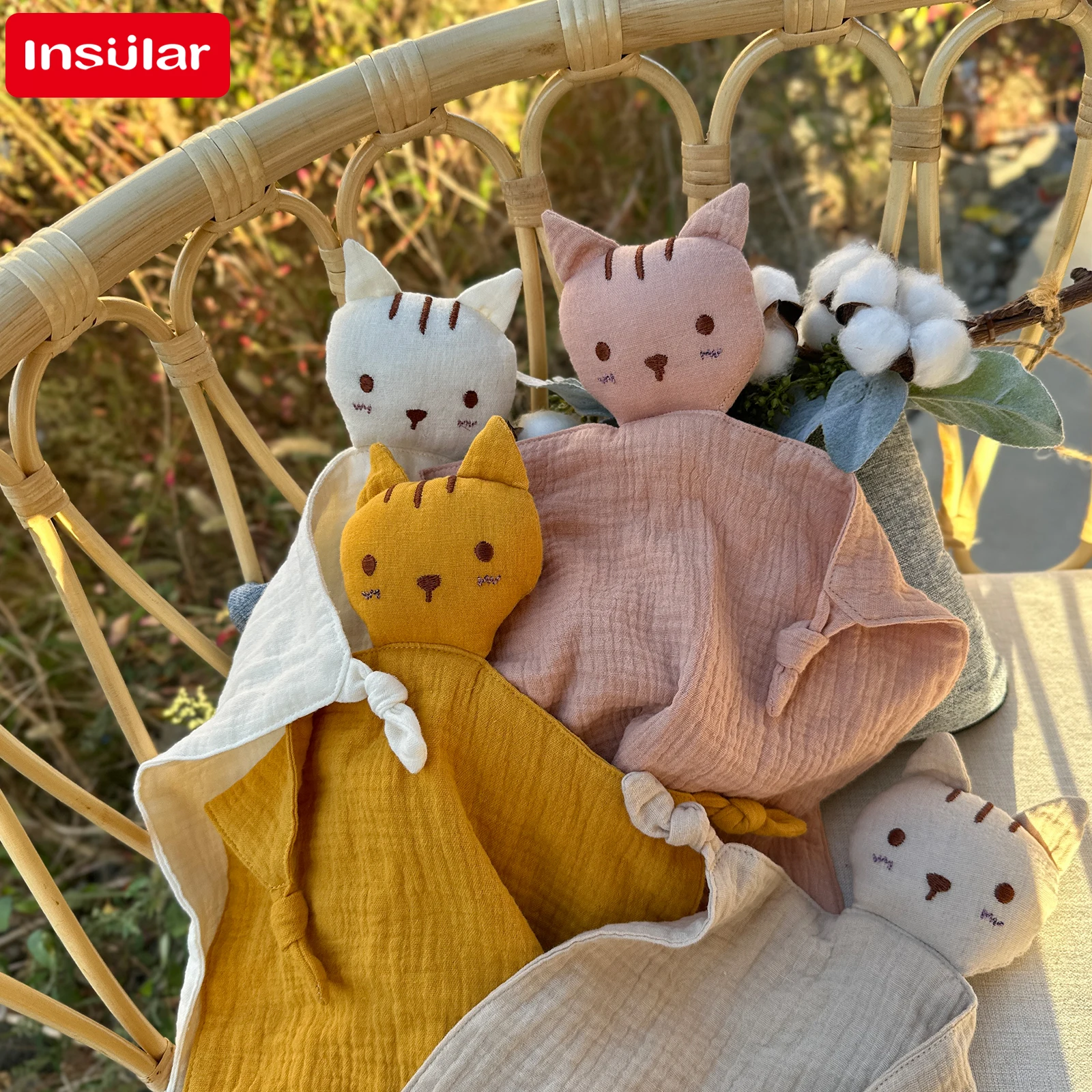 Newborn Baby Appease Towe Soft Cotton Muslin Baby Bib Stuffed Cat Doll Security Blanket Baby Sleeping Cuddling Towel Facecloth
Newborn Baby Appease Towe Soft Cotton Muslin Baby Bib Stuffed Cat Doll Security Blanket Baby Sleeping Cuddling Towel Facecloth