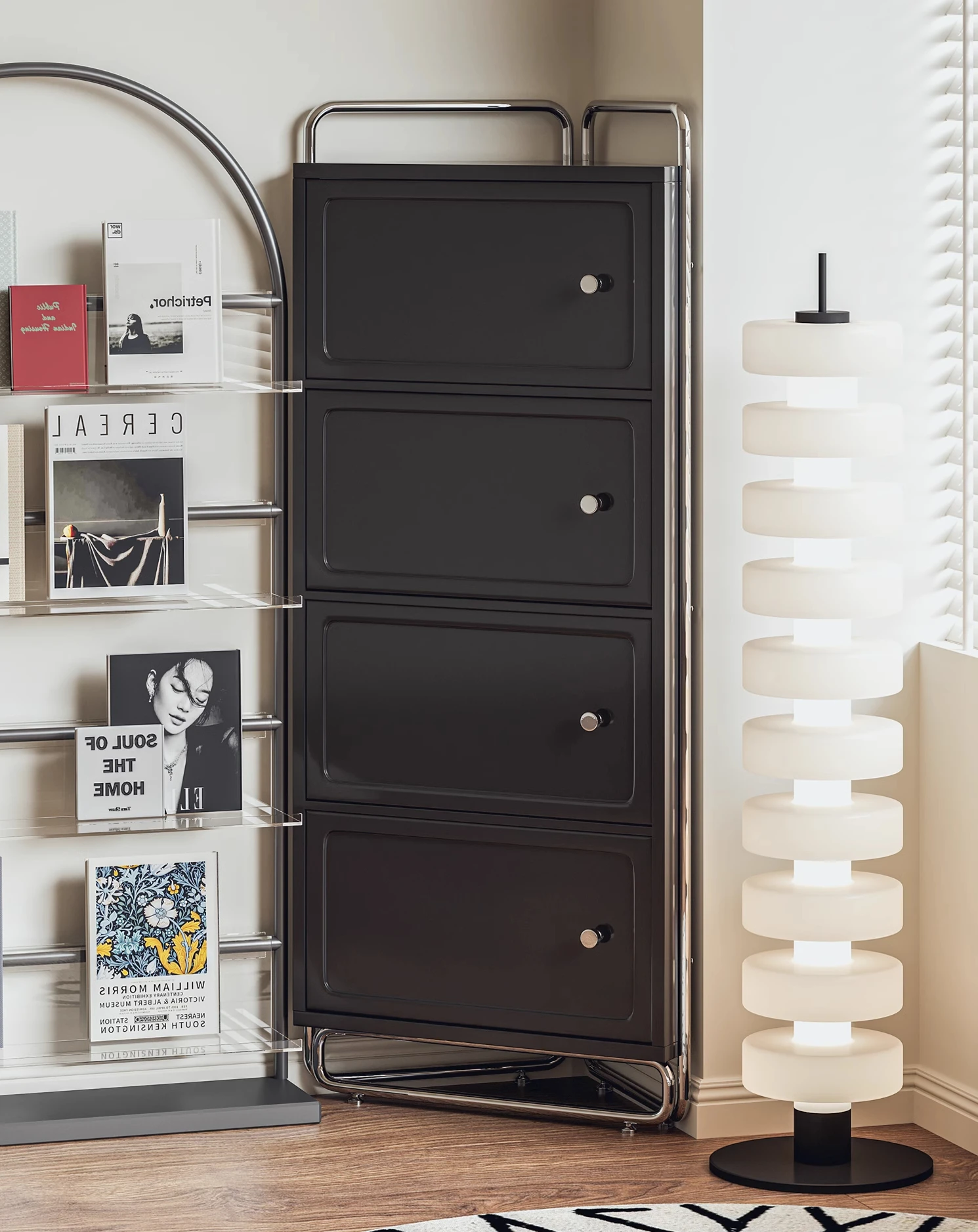 Solid wood simple corner corner cabinet small apartment living room corner storage wall cabinet rack
Solid wood simple corner corner cabinet small apartment living room corner storage wall cabinet rack
