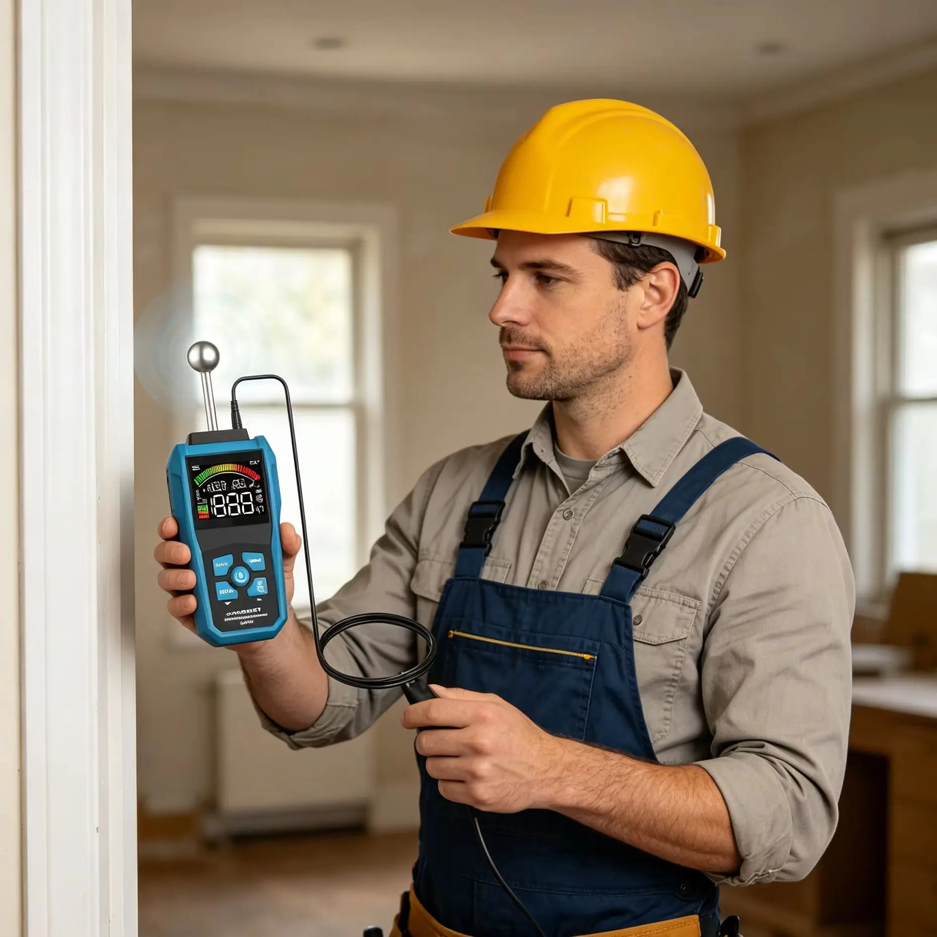 WM700D Digital Wood Moisture Meter Non-destructive Spherical Hygrometer Record Humidity Auto Detect Wettest Timber Damp Detector
WM700D Digital Wood Moisture Meter Non-destructive Spherical Hygrometer Record Humidity Auto Detect Wettest Timber Damp Detector