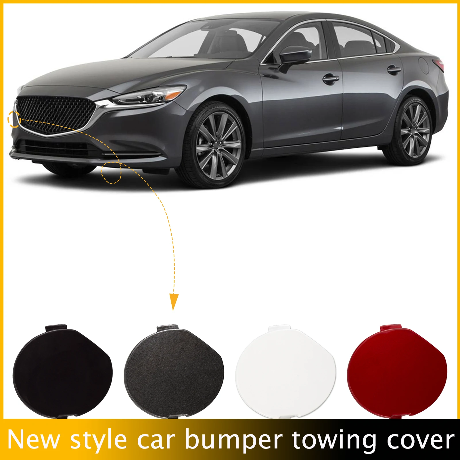 Front Bumper Tow Hook Cap Towing Eye Cover For Mazda 6 Atenza 2018-2021 GW6T50A11 GW6T-50A11 Car Accessories
Front Bumper Tow Hook Cap Towing Eye Cover For Mazda 6 Atenza 2018-2021 GW6T50A11 GW6T-50A11 Car Accessories